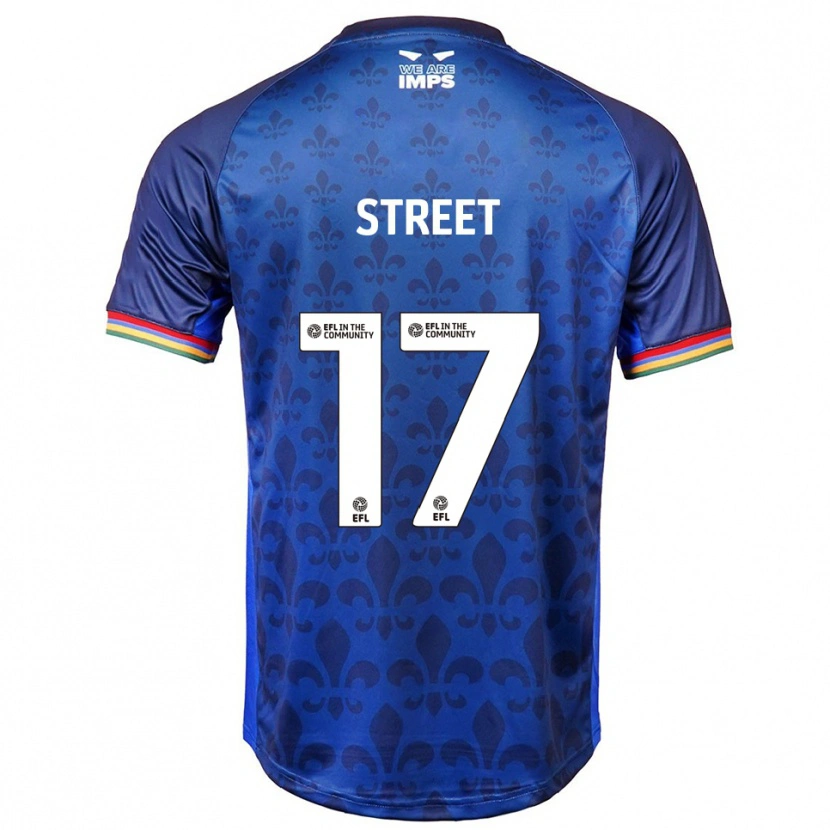 Danxen Men Robert Street #17 Blue Navy Away Jersey 2025/26 T-Shirt