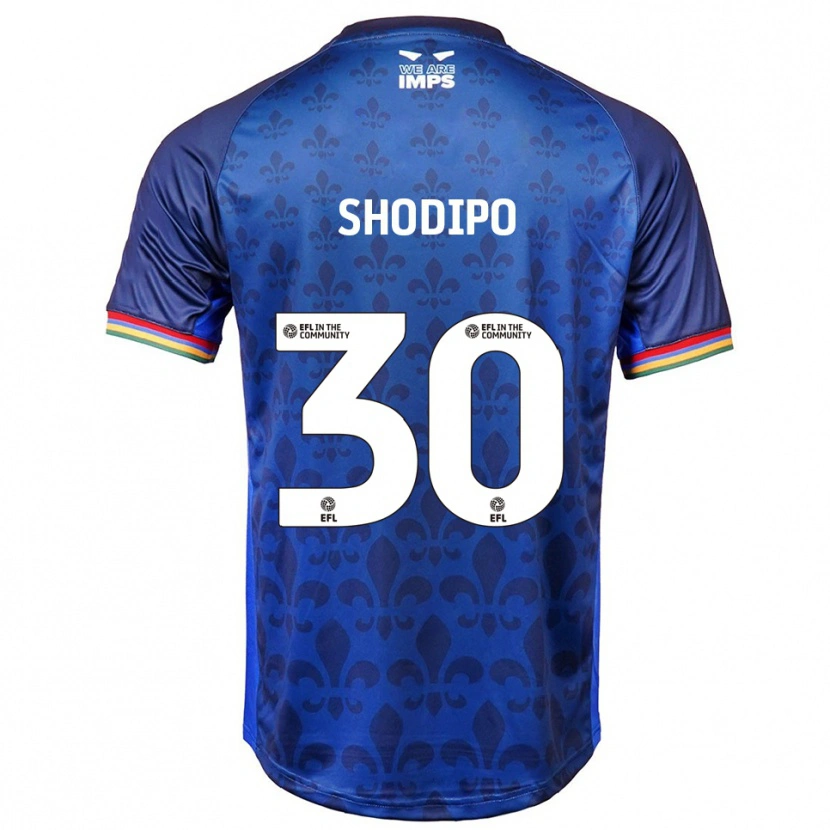 Danxen Men Olamide Shodipo #30 Blue Navy Away Jersey 2025/26 T-Shirt
