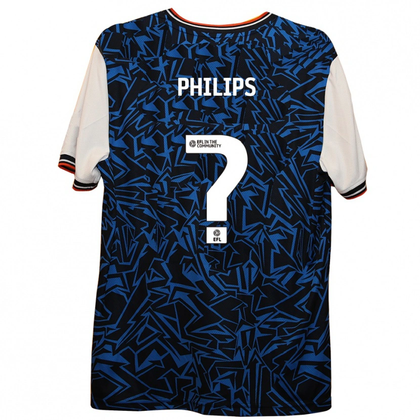 Danxen Men Joshua Philips #0 Blue Black White Away Jersey 2025/26 T-Shirt