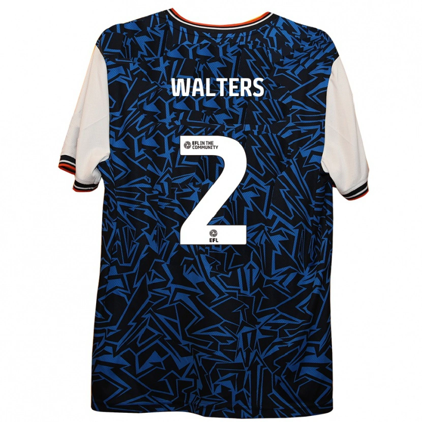 Danxen Men Reuell Walters #2 Blue Black White Away Jersey 2025/26 T-Shirt