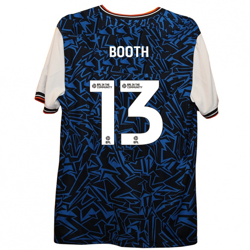 Danxen Men Charlie Booth #13 Blue Black White Away Jersey 2025/26 T-Shirt