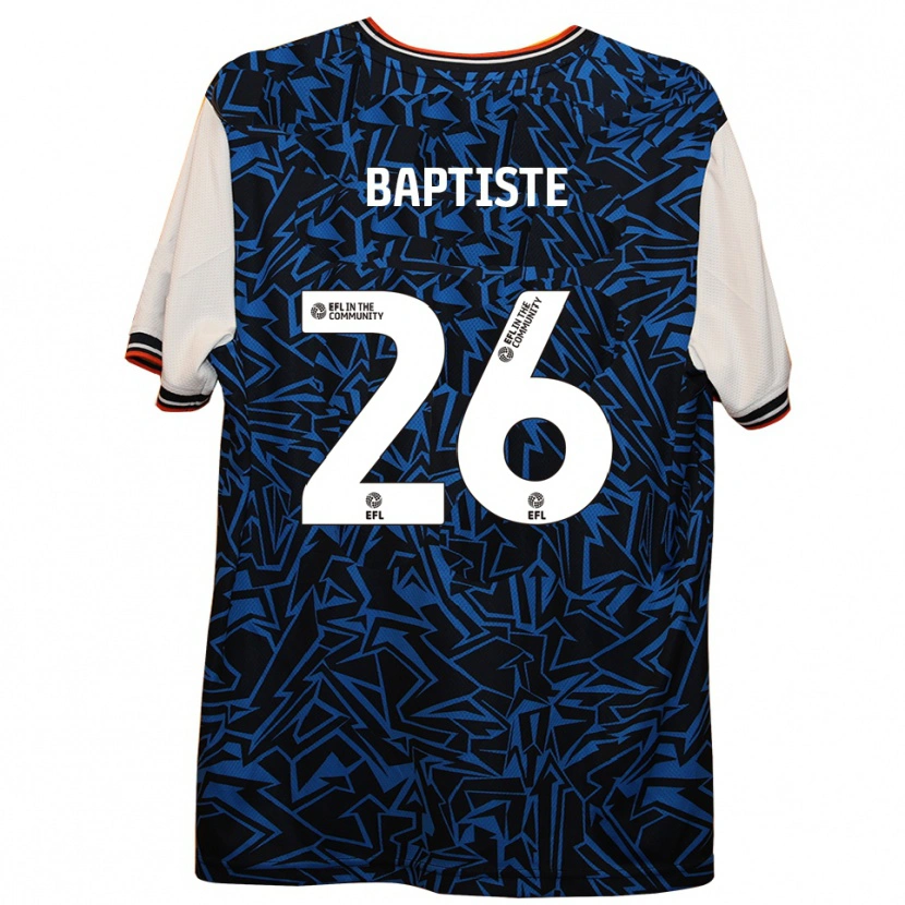 Danxen Men Shandon Baptiste #26 Blue Black White Away Jersey 2025/26 T-Shirt