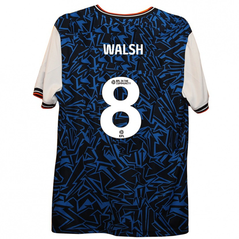 Danxen Men Liam Walsh #8 Blue Black White Away Jersey 2025/26 T-Shirt
