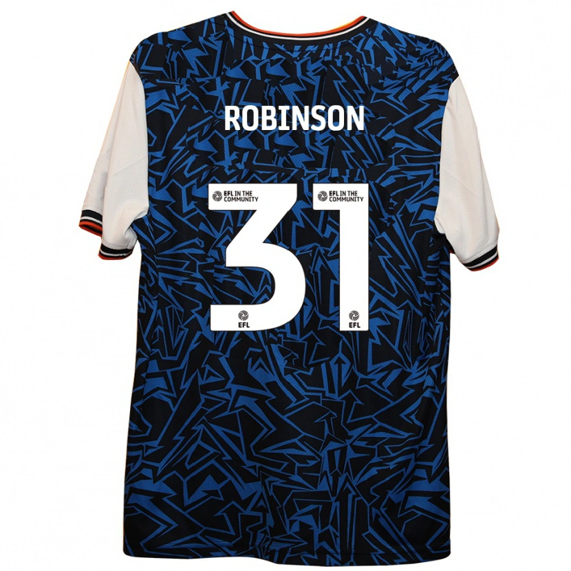 Danxen Men Leah Robinson #31 Blue Black White Away Jersey 2025/26 T-Shirt