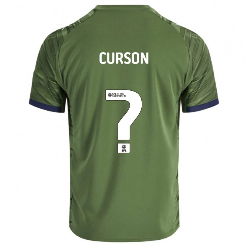 Danxen Men Ellie Curson #0 Green White Away Jersey 2025/26 T-Shirt