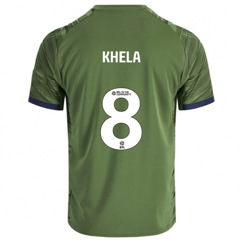 Danxen Men Brandon Khela #8 Green White Away Jersey 2025/26 T-Shirt