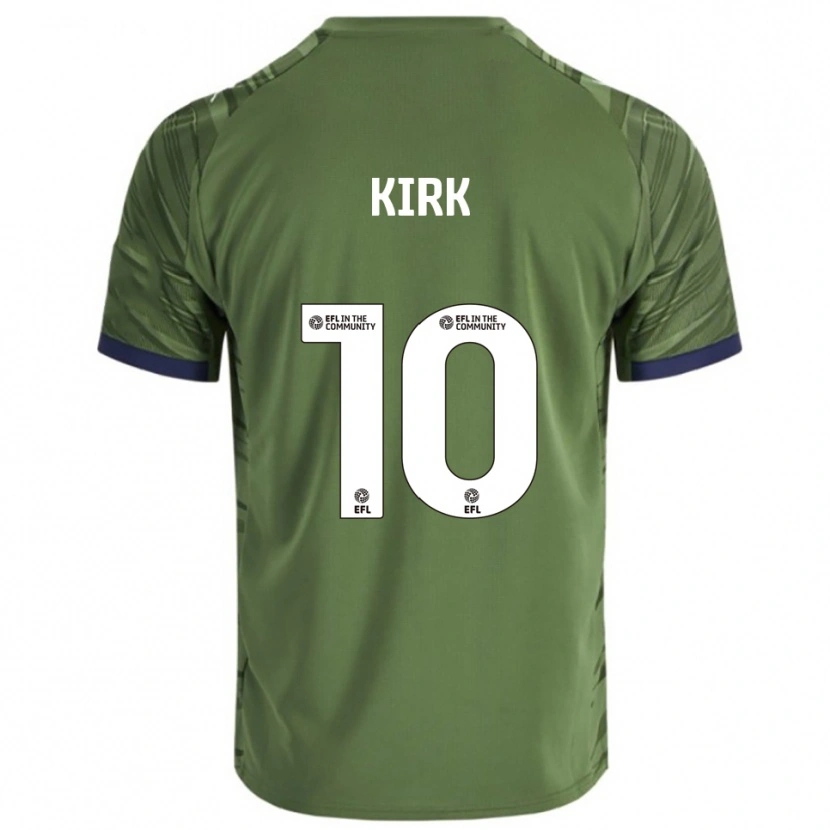 Danxen Men Tara Kirk #10 Green White Away Jersey 2025/26 T-Shirt