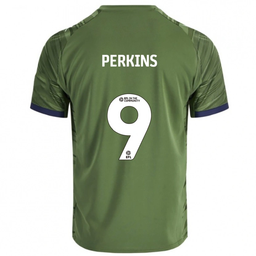 Danxen Men Kier Perkins #9 Green White Away Jersey 2025/26 T-Shirt
