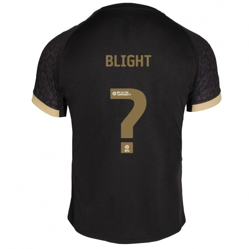 Danxen Men Kelsey Blight #0 Black Gold Away Jersey 2025/26 T-Shirt