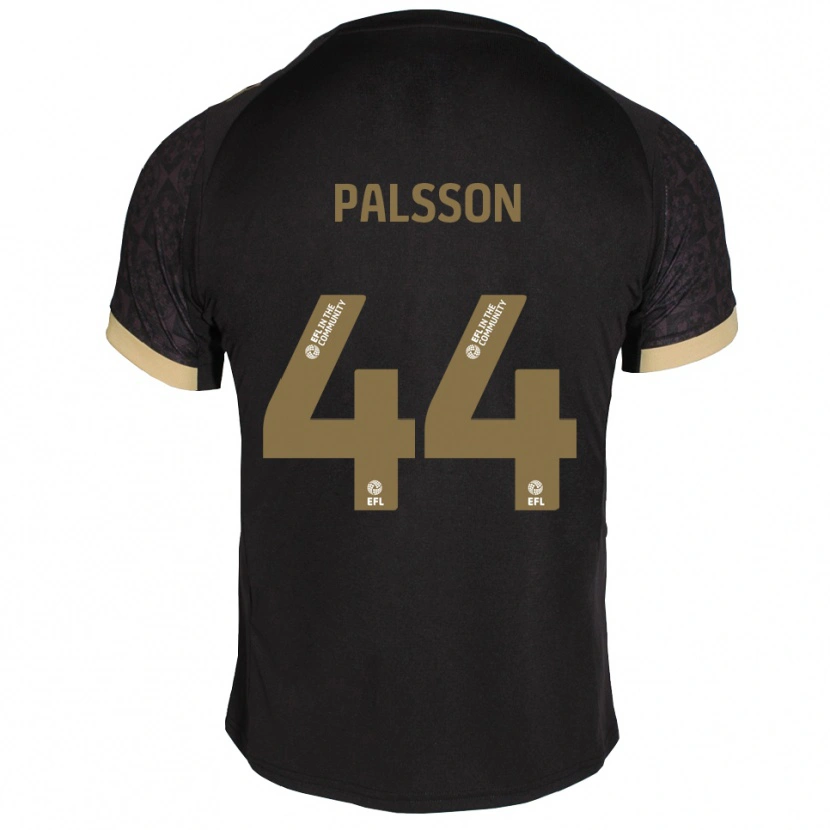 Danxen Men Victor Pálsson #44 Black Gold Away Jersey 2025/26 T-Shirt