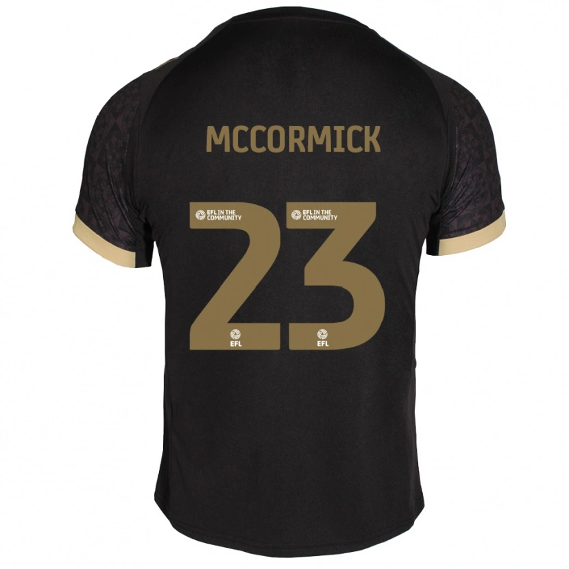 Danxen Men Leo Mccormick #23 Black Gold Away Jersey 2025/26 T-Shirt