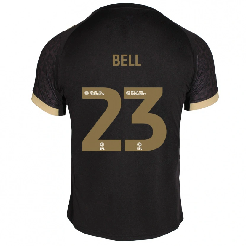 Danxen Men Katelyn Bell #23 Black Gold Away Jersey 2025/26 T-Shirt