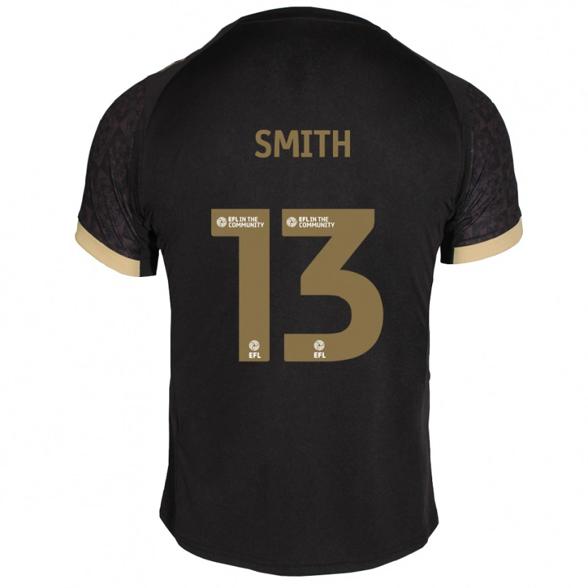 Danxen Men Grace Smith #13 Black Gold Away Jersey 2025/26 T-Shirt