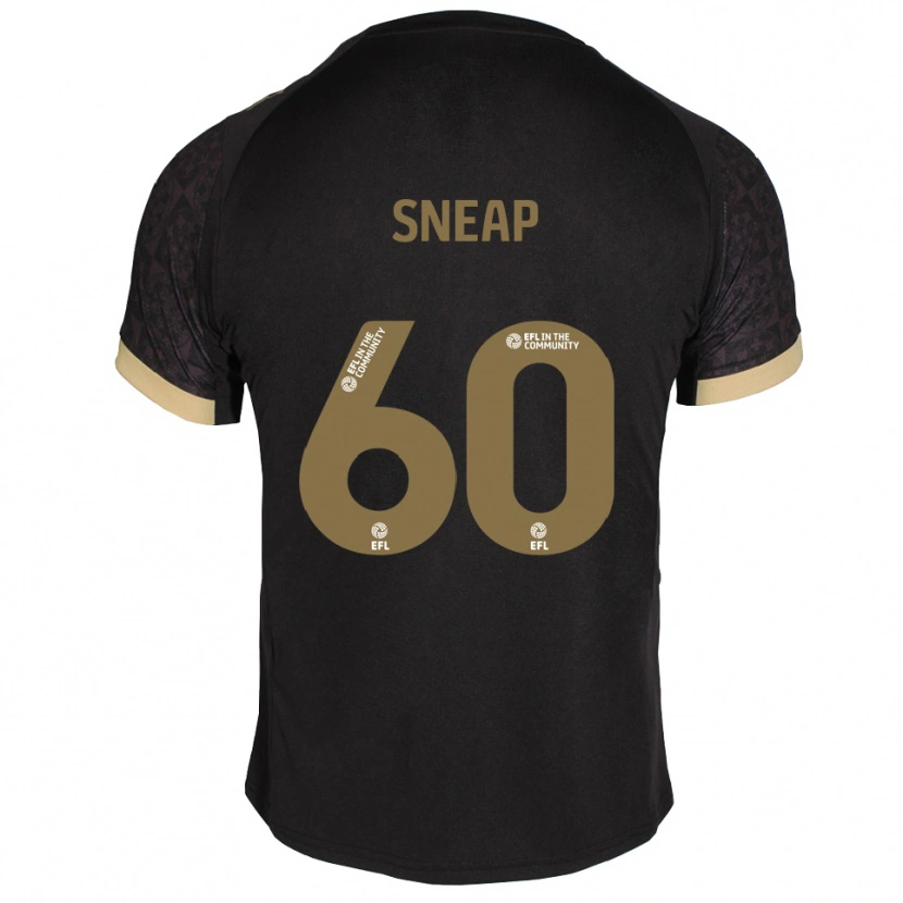 Danxen Men Harley Sneap #60 Black Gold Away Jersey 2025/26 T-Shirt