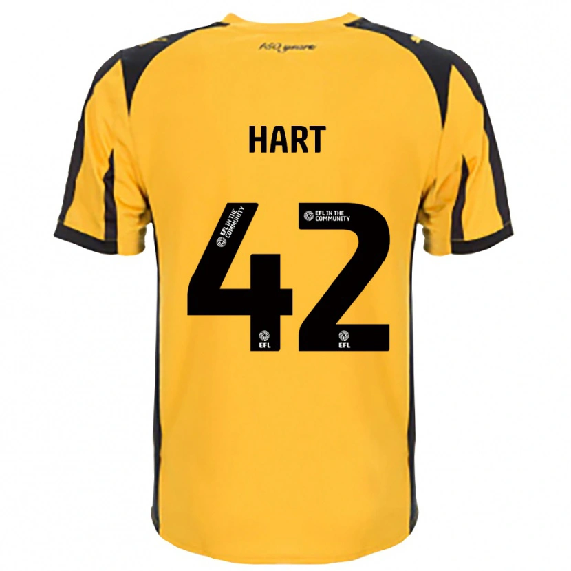 Danxen Men Sam Hart #42 Orange Black Away Jersey 2025/26 T-Shirt