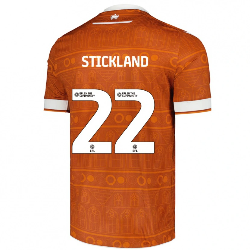 Danxen Men Michael Stickland #22 Orange White Away Jersey 2025/26 T-Shirt