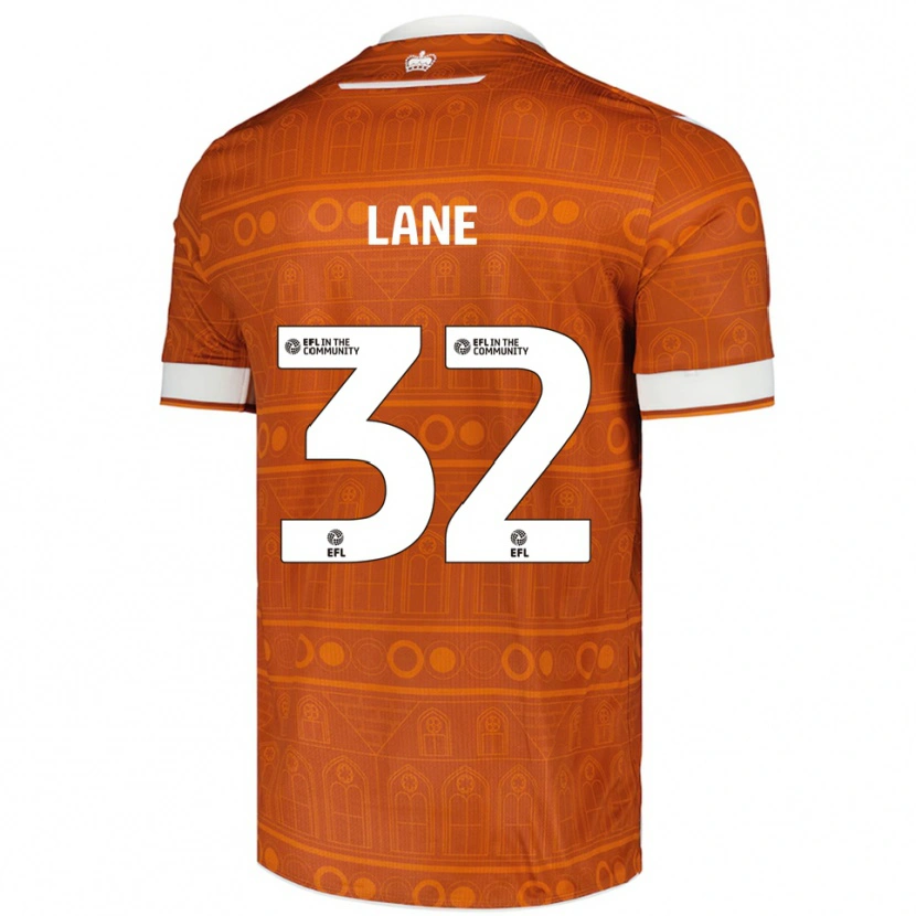 Danxen Men Paddy Lane #32 Orange White Away Jersey 2025/26 T-Shirt
