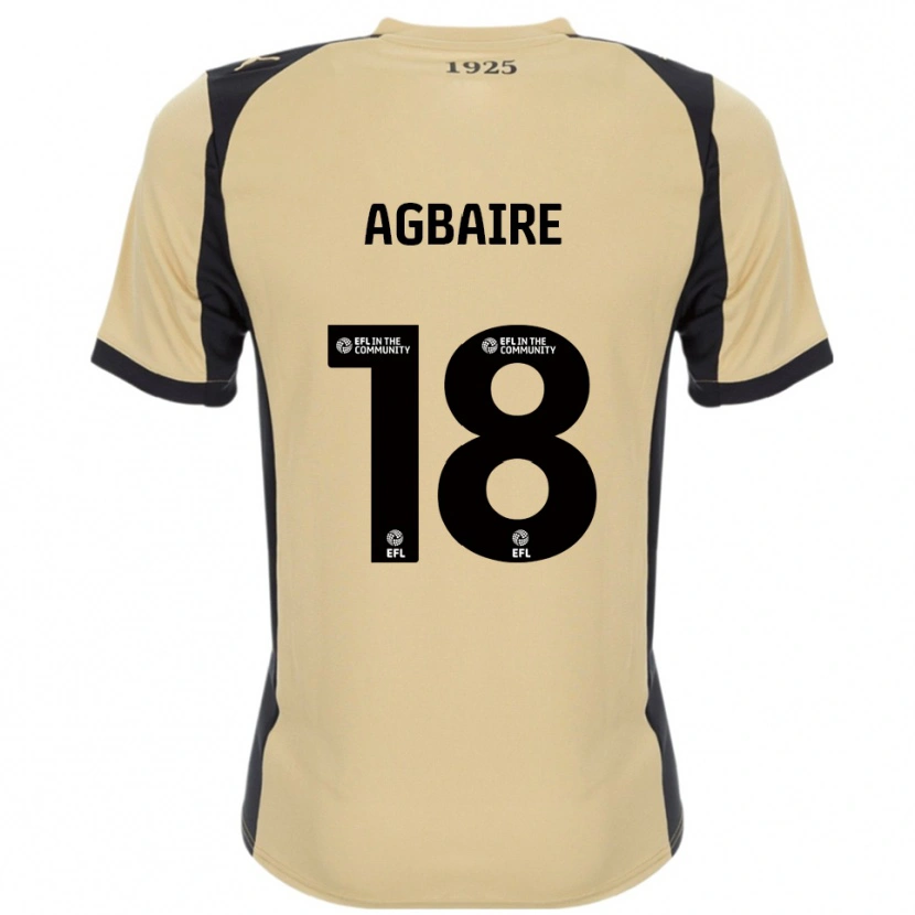 Danxen Men Lenny Agbaire #18 Gold Black Away Jersey 2025/26 T-Shirt