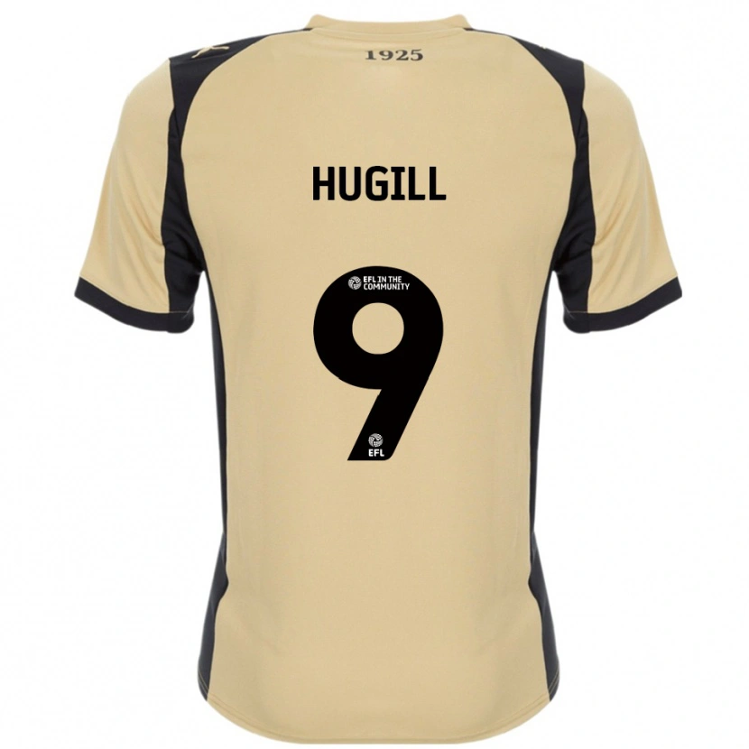 Danxen Men Jordan Hugill #9 Gold Black Away Jersey 2025/26 T-Shirt
