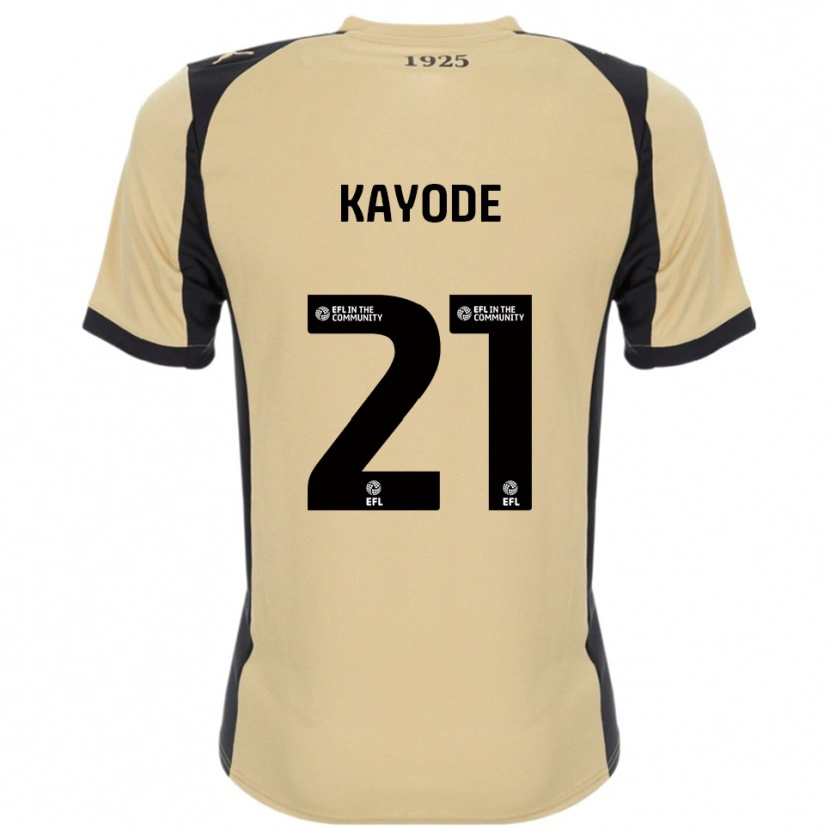 Danxen Men Joshua Kayode #21 Gold Black Away Jersey 2025/26 T-Shirt