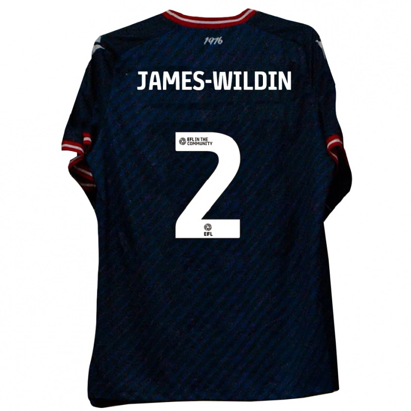 Danxen Men Luther James-Wildin #2 Navy Red Away Jersey 2025/26 T-Shirt