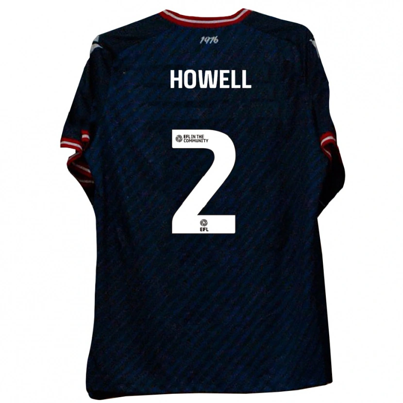 Danxen Men Zack Howell #2 Navy Red Away Jersey 2025/26 T-Shirt