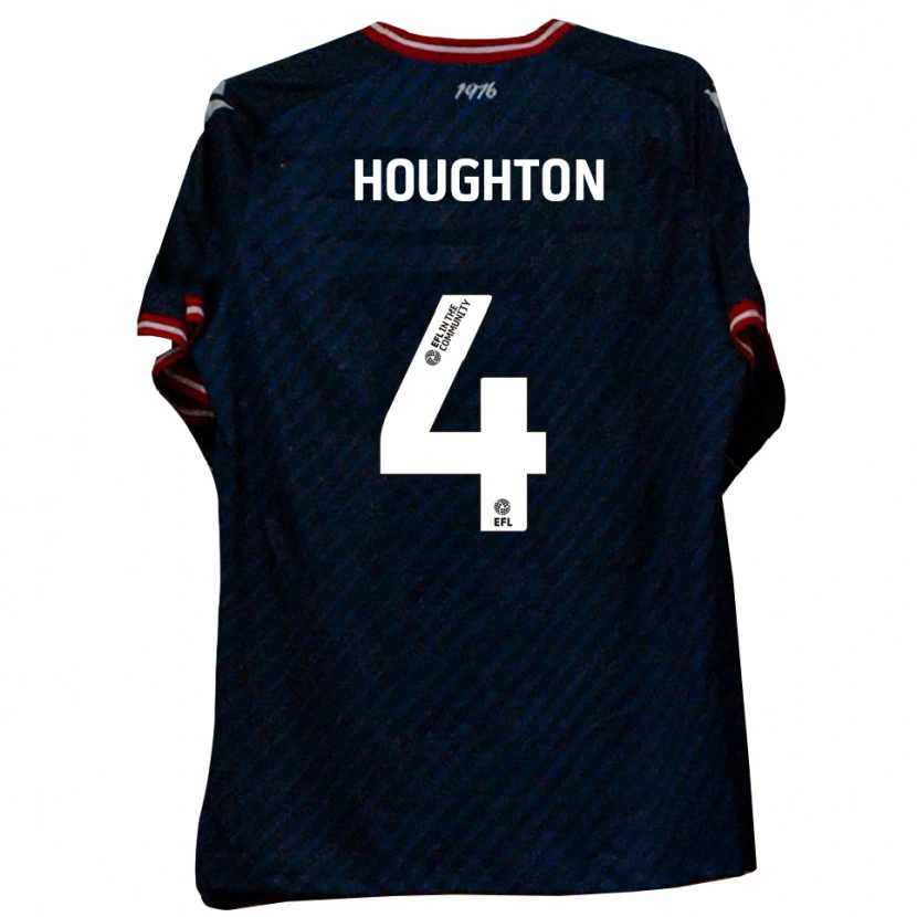 Danxen Men Jordan Houghton #4 Navy Red Away Jersey 2025/26 T-Shirt