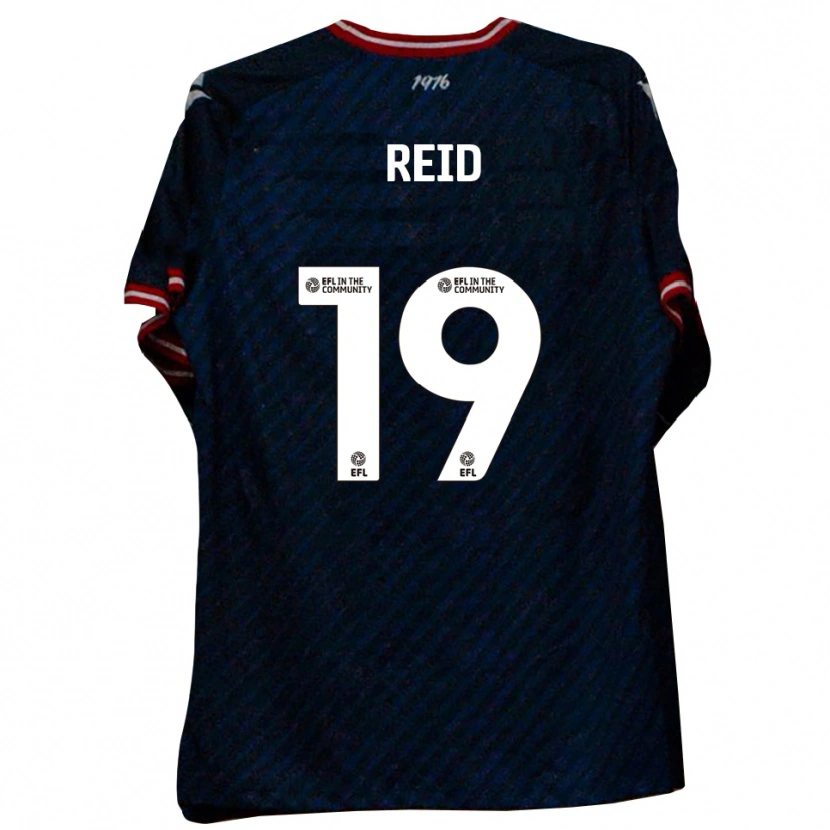 Danxen Men Jamie Reid #19 Navy Red Away Jersey 2025/26 T-Shirt