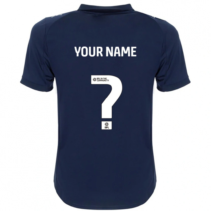 Danxen Men Your Name #0 Navy White Away Jersey 2025/26 T-Shirt