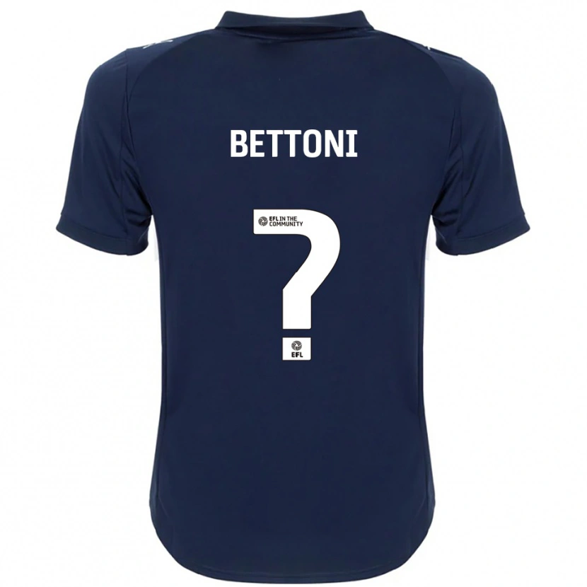 Danxen Men Harrison Bettoni #0 Navy White Away Jersey 2025/26 T-Shirt