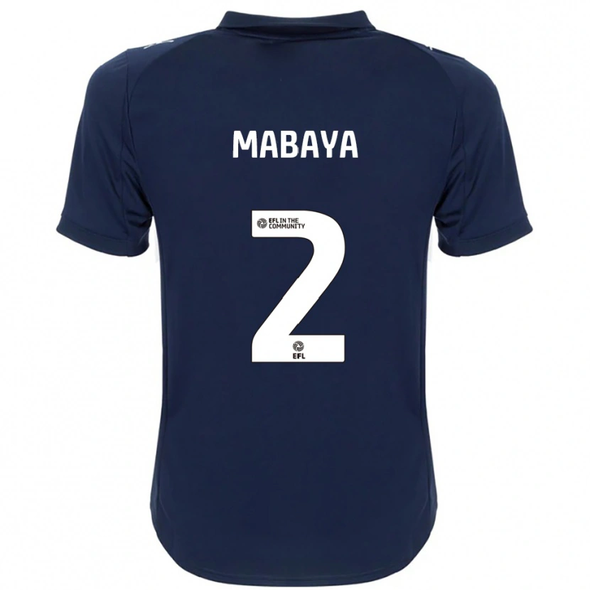 Danxen Men Isaac Mabaya #2 Navy White Away Jersey 2025/26 T-Shirt