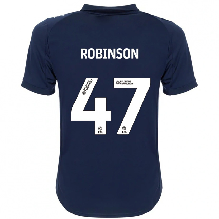 Danxen Men Josh Robinson #47 Navy White Away Jersey 2025/26 T-Shirt