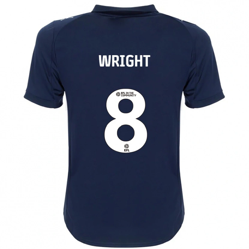 Danxen Men Callum Wright #8 Navy White Away Jersey 2025/26 T-Shirt