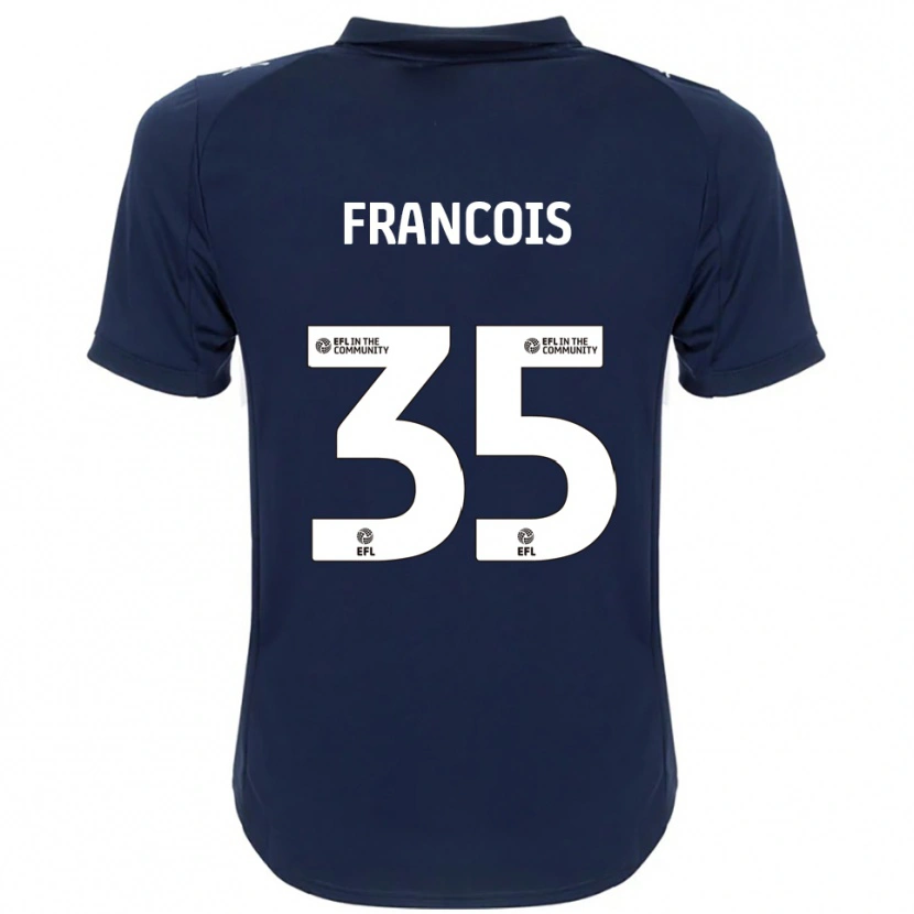 Danxen Men Tyrese Francois #35 Navy White Away Jersey 2025/26 T-Shirt