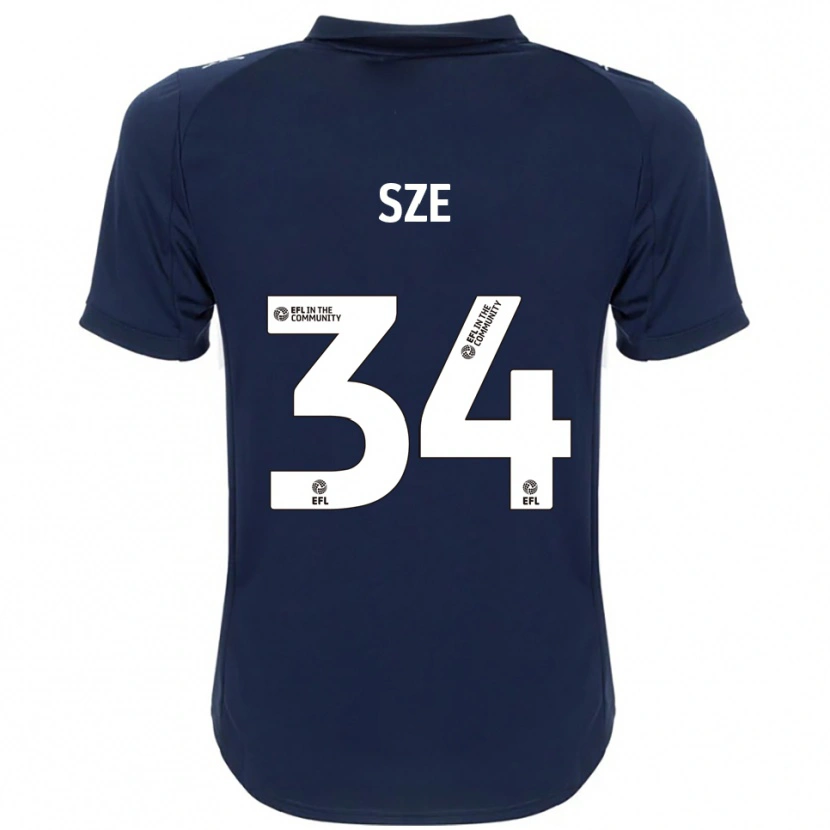 Danxen Men Chris Sze #34 Navy White Away Jersey 2025/26 T-Shirt