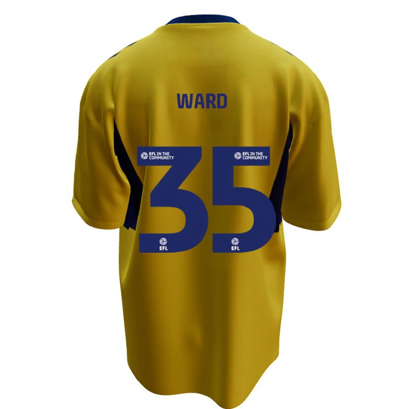Danxen Men Christie Ward #35 Yellow Blue Away Jersey 2025/26 T-Shirt