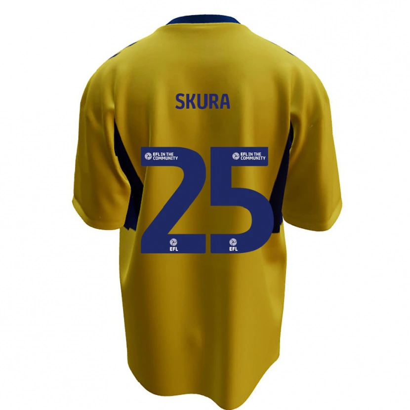 Danxen Men Declan Skura #25 Yellow Blue Away Jersey 2025/26 T-Shirt
