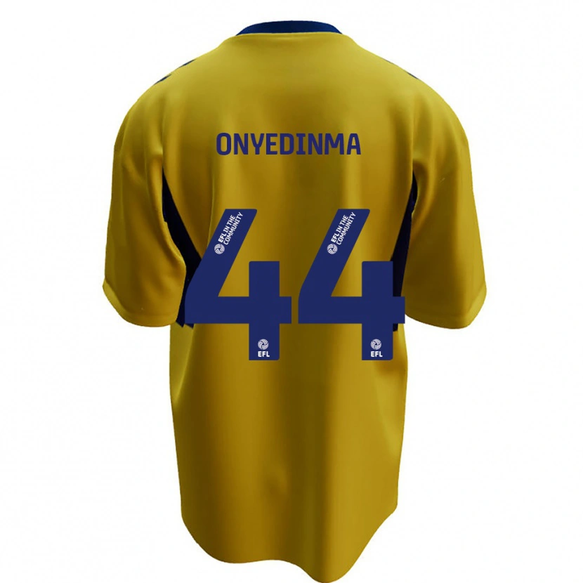 Danxen Men Fred Onyedinma #44 Yellow Blue Away Jersey 2025/26 T-Shirt