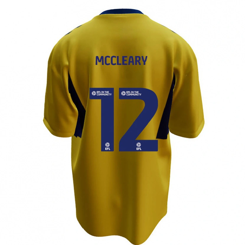 Danxen Men Garath Mccleary #12 Yellow Blue Away Jersey 2025/26 T-Shirt