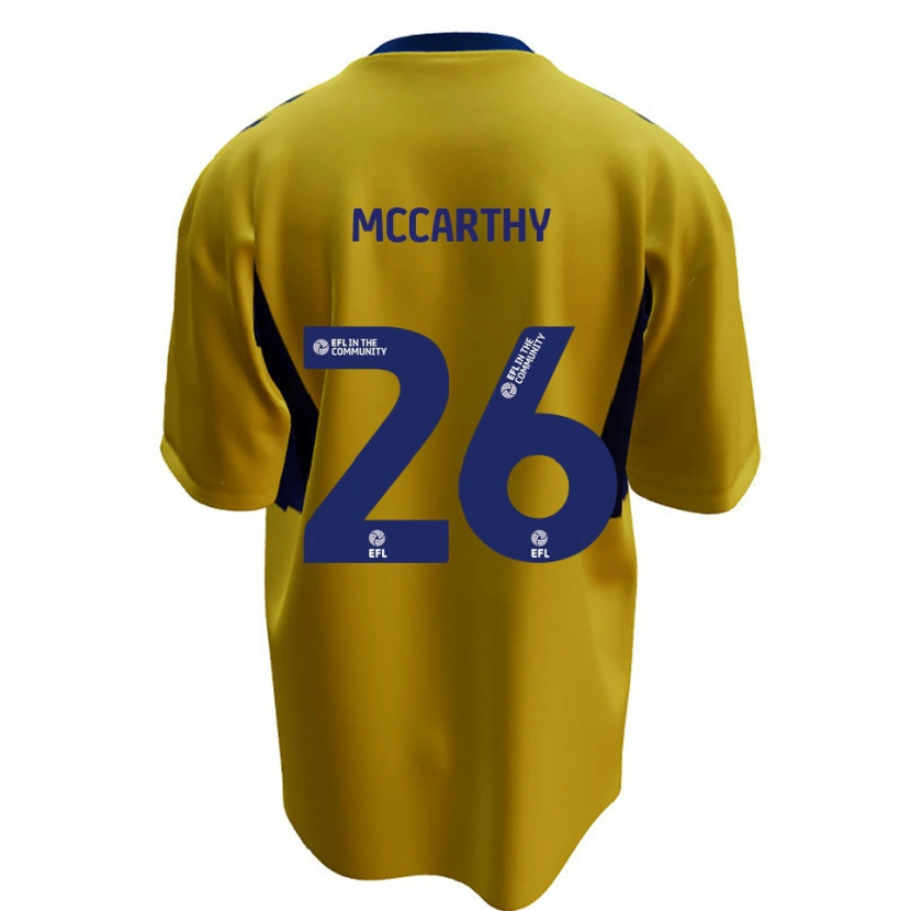 Danxen Men Jason Mccarthy #26 Yellow Blue Away Jersey 2025/26 T-Shirt