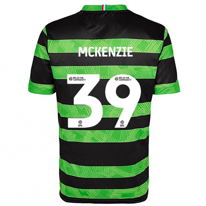 Danxen Men Kai Mckenzie #39 Black Green Away Jersey 2025/26 T-Shirt