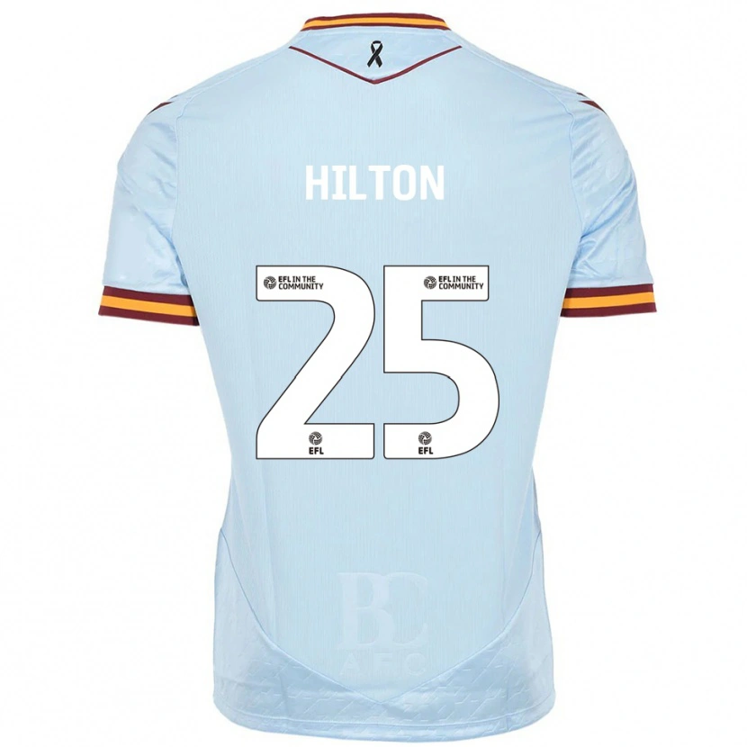 Danxen Men Joe Hilton #25 Sky Blue Away Jersey 2025/26 T-Shirt