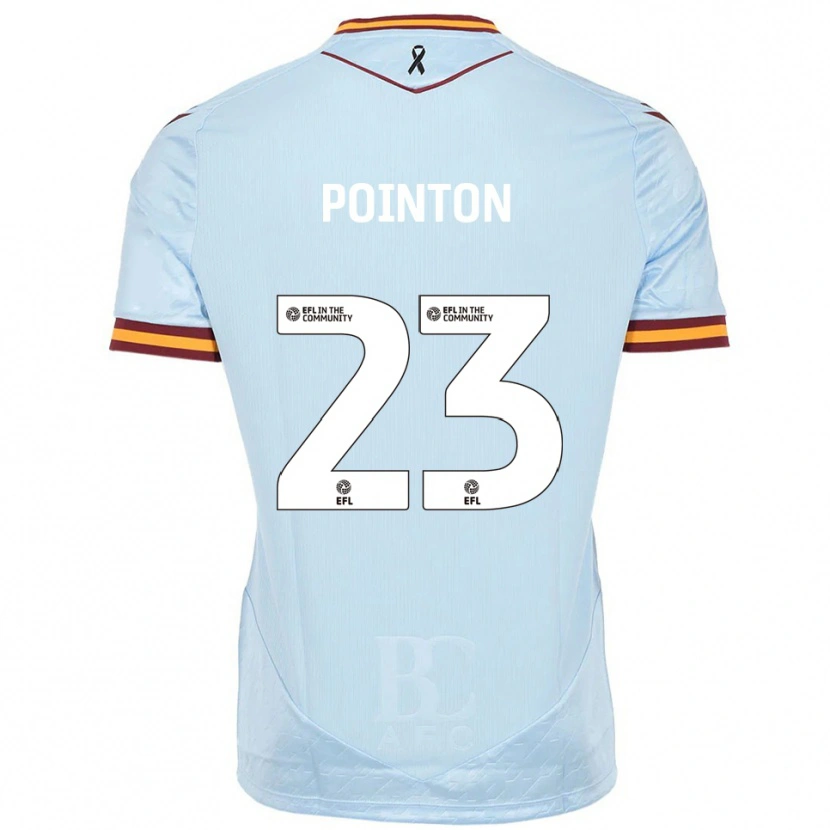 Danxen Men Bobby Pointon #23 Sky Blue Away Jersey 2025/26 T-Shirt
