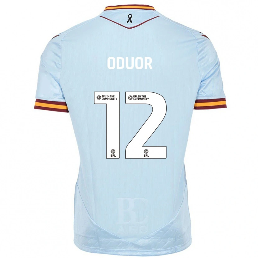 Danxen Men Clarke Oduor #12 Sky Blue Away Jersey 2025/26 T-Shirt