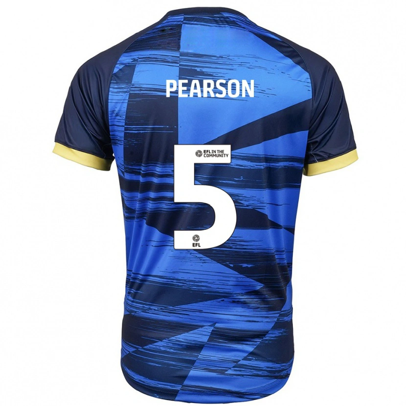 Danxen Men Matty Pearson #5 Blue Navy Away Jersey 2025/26 T-Shirt