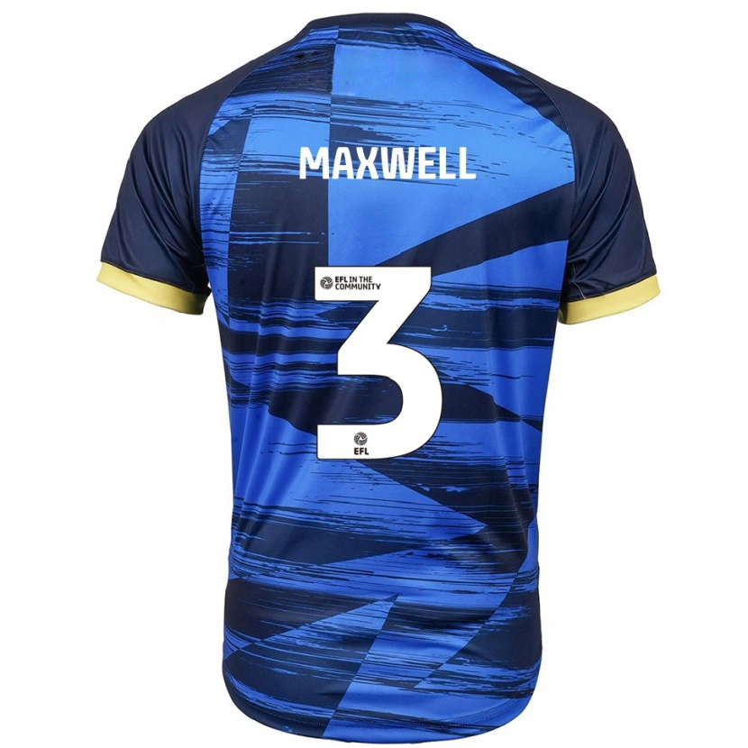Danxen Men James Maxwell #3 Blue Navy Away Jersey 2025/26 T-Shirt