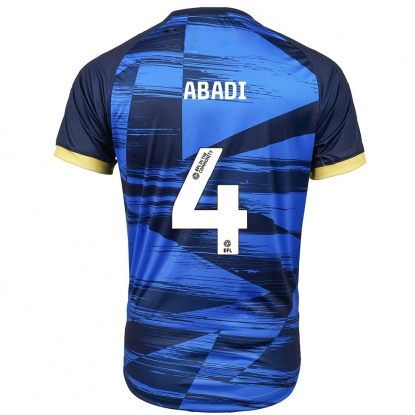 Danxen Men Laila Abadi #4 Blue Navy Away Jersey 2025/26 T-Shirt