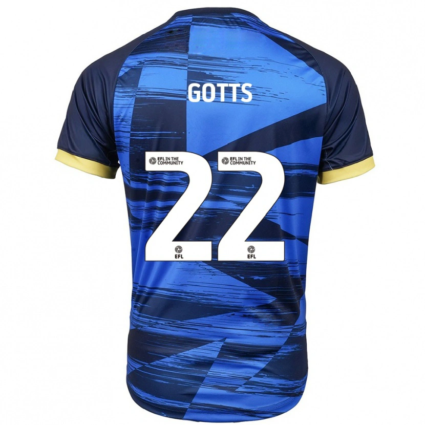 Danxen Men Robbie Gotts #22 Blue Navy Away Jersey 2025/26 T-Shirt