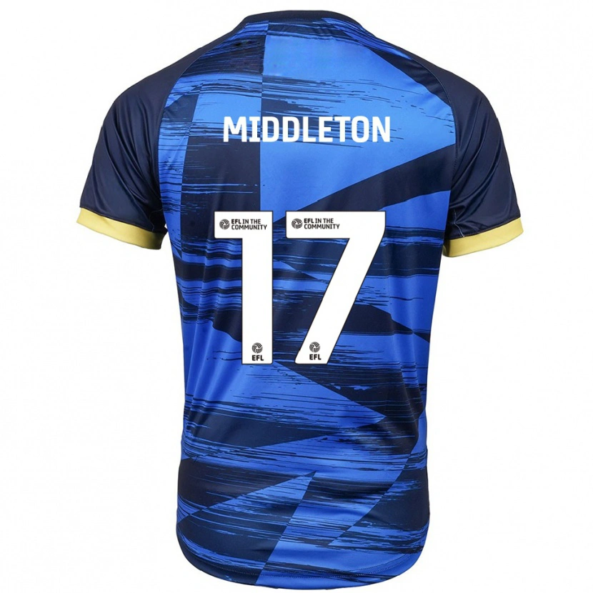 Danxen Men Glenn Middleton #17 Blue Navy Away Jersey 2025/26 T-Shirt