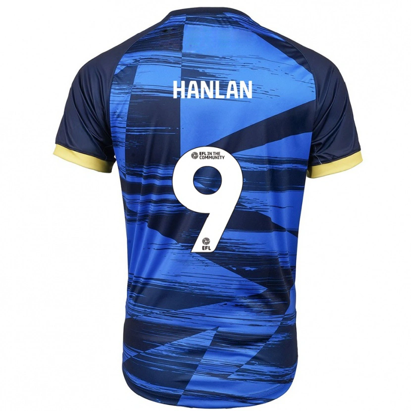 Danxen Men Brandon Hanlan #9 Blue Navy Away Jersey 2025/26 T-Shirt